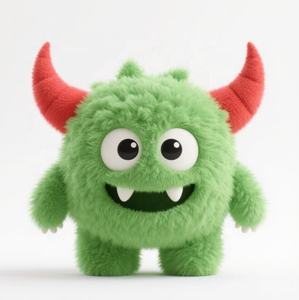 ألعاب حيوانات محشوة منفوشة مخصصة ، دمية محبوبة ، لعبة مخصصة من القطيفة ، ألعاب لينة مخصصة - Product Image 4