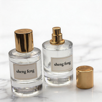 Fabricant de vaporisateurs de parfum cosmétiques personnalisés avec logo privé, capacité de 30 ml, 50 ml, 100 ml, atomiseur vide rechargeable, impression à l'écran