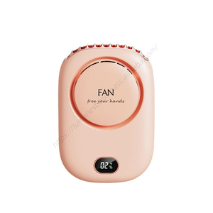 Ventilateur portable à suspendre au cou, mini ventilateur de refroidissement pour la taille, sans lame, rechargeable par USB, refroidisseur sportif pour les voyages en plein air - Product Image 1