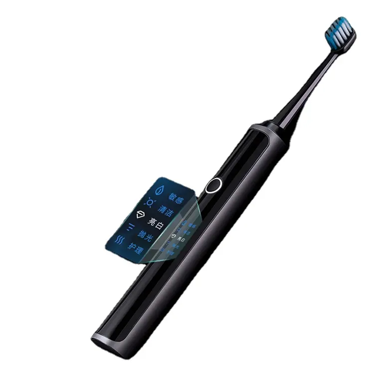 Wholesale OEM rechargeable LCD display electric toothbrush Intelligent Automatic Oral electric ultrasonic toothbrush