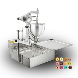Freidora Comercial Multifuncional de Acero Inoxidable para <span class=keywords><strong>Donuts</strong></span>, Máquina de <span class=keywords><strong>Donuts</strong></span> Automática <span class=keywords><strong>Mini</strong></span> con Certificado CE, Ahorro de Costos - Product Image 1