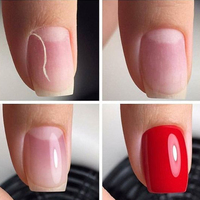 Vernis à ongles en gel OEM/ODM personnalisé avec logo, base et primer liquides pour manucure, enrichi en résine de calcium et colle