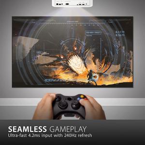 โปรเจ็คเตอร์ UHD PX748-4K 4K UHD 4000ลูเมน240Hz HDR พร้อมจอแสดงผลอัตโนมัติโปรเจคเตอร์วิดีโอ <span class=keywords><strong>HD</strong></span> ติดเพดาน USB-C - Product Image 3