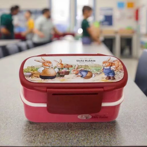 Lonchera Bento de 2 Niveles Debi Rabbit con Compartimentos, Contenedor Rectangular para Almacenamiento de Alimentos, Logotipo Impreso, Embalaje en Cartón - Product Image 2