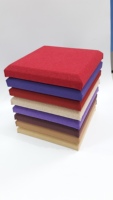 Panneau acoustique en tissu décoratif d'évitement de collision d'absorption acoustique intérieure de haute qualité pour le théâtre