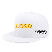 Gorra Snapback de Algodón Personalizada para Hombre con Detalle de Cuerda Bordada, Opción Lisa - Venta al por Mayor