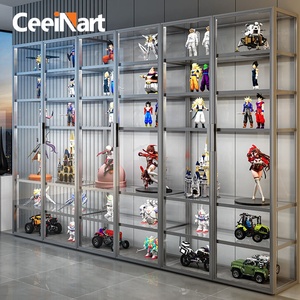 Gabinete <span class=keywords><strong>de</strong></span> exhibición <span class=keywords><strong>de</strong></span> juguetes, gabinete <span class=keywords><strong>de</strong></span> vidrio <span class=keywords><strong>de</strong></span> almacenamiento adecuado <span class=keywords><strong>para</strong></span> dormitorio, comedor, <span class=keywords><strong>cocina</strong></span>, sala <span class=keywords><strong>de</strong></span> exposición, tienda <span class=keywords><strong>de</strong></span> almacenamiento, figurita coleccionable - Product Image 1