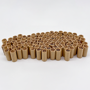 Custom Paper Tips 50pcs 7x18mm Natural Unrefined Pre-Rolled <b>Tubes</b> - Product Image 2