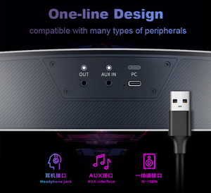 Mini <span class=keywords><strong>barre</strong></span> <span class=keywords><strong>de</strong></span> <span class=keywords><strong>son</strong></span> sans fil, petite <span class=keywords><strong>barre</strong></span> <span class=keywords><strong>de</strong></span> <span class=keywords><strong>son</strong></span> pour jeux, compatibilité Wi-Fi, musique, prise en charge d'Apple Music, plastique durable - Product Image 6
