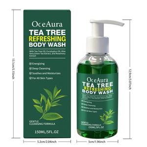 Jabón Corporal OEM al por Mayor, <span class=keywords><strong>Espuma</strong></span> Densa Universal, Aclarante, Hidratante, Limpiador Corporal Diario con Árbol de Té - Product Image 4