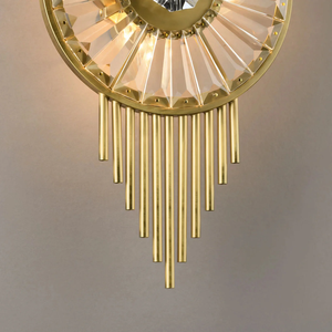 Lampe murale LED moderne et élégante en or pour la maison, applique murale abstraite pour le salon, éclairage décoratif - Product Image 5
