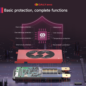 Daly BMS Batterie au lithium Li-ion 6S 24V 200AH BMS pour navire Stockage d'énergie Batterie au lithium-ion 18650 BMS Système 24V 200A Daly - Product Image 6