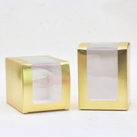Boîte pliante à fenêtre transparente pour emballage de jouets en peluche, plusieurs couleurs et tailles