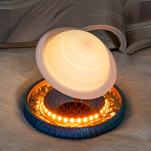 Lámparas de mesa HCNT, lámpara de bombilla de levitación, recarga RGB, Luz De Luna magnética, regalos de Navidad, Saturno flotante, decoración del hogar - Product Image 4