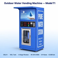 Distributeur d'eau personnalisé avec purificateur RO 800 GPD, écran LED, désinfection UV, nettoyage automatique et gestion basée sur le cloud