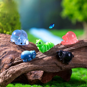 All'ingrosso nuova simulazione bruco insetto piccolo animale microscopico paesaggistica ornamento accessori ornamentale ornamento - Product Image 4