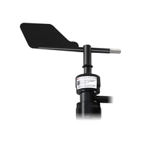Sensor Anemómetro RK120-01 Combinado de 3 Copas para Velocidad y Dirección del Viento con Soporte de Montaje para Embarcaciones