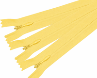 Fermeture éclair invisible en nylon, dissimulée, à verrouillage automatique, à extrémité fermée, pour textiles de maison, robes, jupes, accessoires de couture, couleurs et longueurs personnalisées
