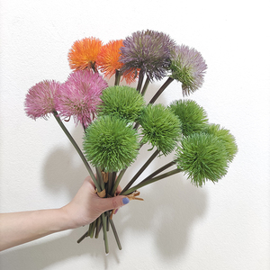 Smart New Artificielle Pissenlits Boule Faux Chrysanthème Pompon Fleurs Soie Fleurs Artificielles Pour Le Mariage Décor À La Maison - Product Image 3