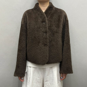 Luxury Real Genuine <strong>Sheepskin</strong> Shearling <strong>Coat</strong> Women Warm Winter Stand Collar Cropped Outerwear <strong>for</strong> Ladies - Product Image 1