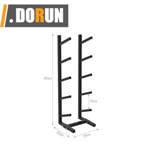 Supporto da pavimento porta sci supporto da <span class=keywords><strong>parete</strong></span> Rack Storage per sci skateboard 5 strati rack di stoccaggio - Product Image 4