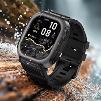 Montre connectée tendance avec écran AMOLED de 2,13 pouces, cadrans personnalisables, 6 thèmes d'interface utilisateur, affichage permanent, étanche 5ATM pour hommes et femmes
