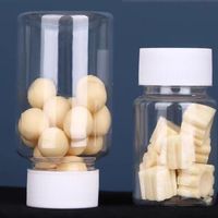 Récipient transparent médecine médicament vitamine capsule suppléments en plastique PET bouteille
