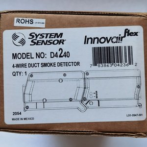 D4240 เครื่องตรวจจับควันแบบโฟโตอิเล็กทริก 4 สาย |   ช่วงความเร็วลมกว้าง รองรับแรงดันไฟฟ้าหลายระดับ - Product Image 6