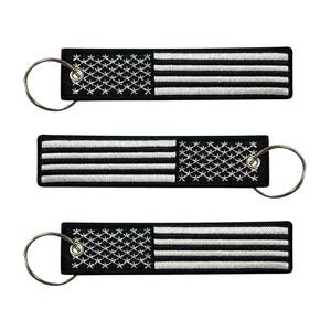 Porte-clés en tissu tissé personnalisé avec un monument de la ville, souvenir de voyage, boutiques de souvenirs, destinations touristiques, États-Unis, UE - Product Image 2