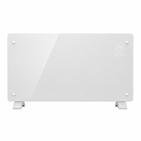 Chauffage par convection silencieux avec panneau intelligent Wi-Fi pour chambre à coucher, compatible avec les projets de chauffage intelligent