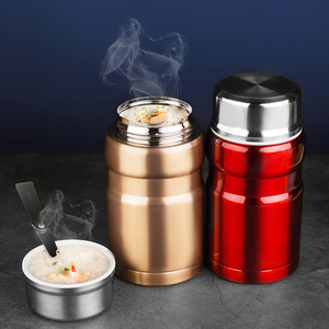Mini Portable 304 Stainless Steel Water Bottle <b>Containers</b> Milk Breakfast Cup Double Walled Hoted <b>Food</b> Flask - Product Image 3