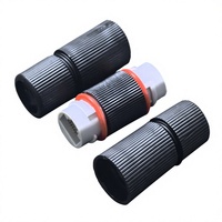 Connecteur d'extension de câble LAN PoE extérieur étanche IP68 RJ45 femelle-femelle avec verrouillage par filetage anti-poussière