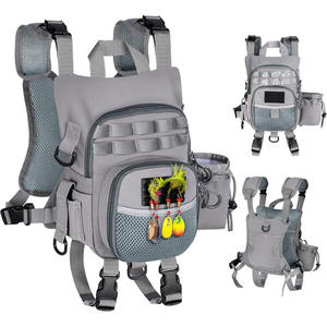 Chaleco Ultraligero para Pesca con Mosca, Impermeable, con Acceso Rápido a la Bolsa de Almacenamiento de Equipo, Transpirable, para Senderismo y Aventuras en Ríos - Product Image 1