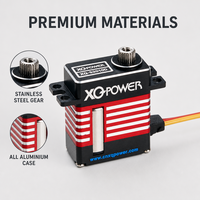 Servomoteur numérique sans noyau XQ POWER XQ-S2010D pour hélicoptère RC, avion, 7 kg, programmable, boîtier tout aluminium, haute vitesse, 8,4 V