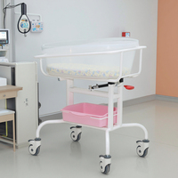 Lit d'hôpital médical pour bébé, berceau pour nourrisson avec tête réglable