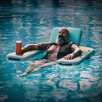 Fauteuil hamac gonflable Drop Stitch pour piscine et mer, idéal pour se détendre en extérieur