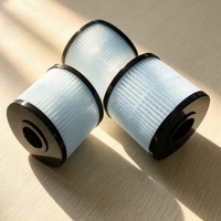 Kartrid Filter Serat Komposit HEPA Silindris Penghilang Debu Efisiensi Tinggi untuk Pembersih Udara Vakum Mobil dan Desktop