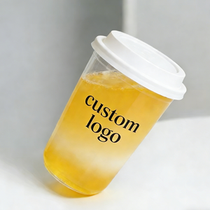 Vasos Reutilizables de Plástico PET con Tapas de 90 mm, Doble Pared, Transparentes, 16 oz, 24 oz, 500 ml, Sellables, Personalizables para Jugo, Café, Leche, Té para Llevar - Product Image 4