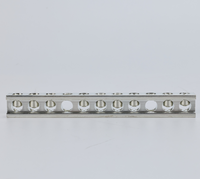 New for 486A-486B Listed 9 Terminal Aluminum Neutral Bar Grounding Lug Tin Plated 600V for Electrical Earth Connector