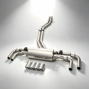 Système d'échappement Catback à soupapes HE AUTO, fourni directement par l'usine, pour <span class=keywords><strong>Audi</strong></span> <span class=keywords><strong>SQ8</strong></span> 4.0T, sur mesure, en acier inoxydable 304, épaisseur de tuyau de 1,5 mm - Product Image 2