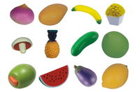 Promotion bon marché d'usine logo personnalisé enfants adultes en forme de canard anti-stress mousse PU spongieux anti-compression balle jouets