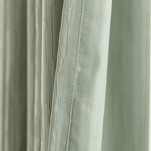<span class=keywords><strong>Tenda</strong></span> parasole con gancio isolante per soggiorno e camera <span class=keywords><strong>da</strong></span> letto in Crepe <span class=keywords><strong>verde</strong></span> Matcha giapponese - Product Image 4