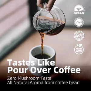 Lifeworth OEM nhãn hiệu riêng Ganoderma Reishi cà phê hòa tan bột hữu cơ sư tử bờm nấm cà phê - Product Image 5