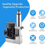 Tête de perçage pneumatique haute vitesse RHQ-74 8000 tr/min avec excentricité de broche de 0,01 mm pour l'automatisation CNC