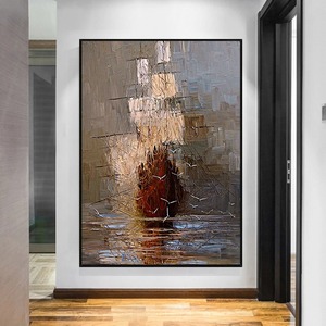 Pittura a Olio Moderna Dipinta a Mano su Tela Barca a Vela sul Mare Quadro Astratto Arte <span class=keywords><strong>da</strong></span> Parete per Soggiorno <span class=keywords><strong>Camera</strong></span> <span class=keywords><strong>da</strong></span> <span class=keywords><strong>Letto</strong></span> Decorazione Casa - Product Image 5