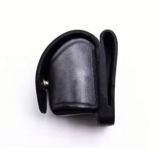 Étui de ceinture en cuir véritable à rangée unique pour portefeuille, avec attache pivotante de 10 mm pour extraction rapide, et accessoire de ceinture en plastique pour revolver - Product Image 2