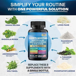 Hot-Selling Amazon TK Cross-Border <strong>Export</strong> <strong>Magnesium</strong> Glycylamine &amp; Inositol Capsules for Adults