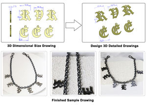 Cartera cadena letra logotipo personalizado Metal Acero inoxidable Hip Hop Punk pantalón bolsillo personalizado pantalones cartera Jeans cadena para hombres - Product Image 5