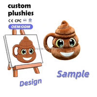 Nouveauté : Peluche drôle en forme de caca, jouet en peluche doux et moelleux, poupée de dessin animé, coussin décoratif mignon pour canapé, décoration de chambre, cadeau d'anniversaire pour enfants