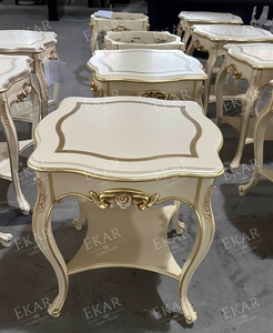 <span class=keywords><strong>Table</strong></span> d'appoint <span class=keywords><strong>de</strong></span> salon carrée, élégante et Antique - Product Image 6